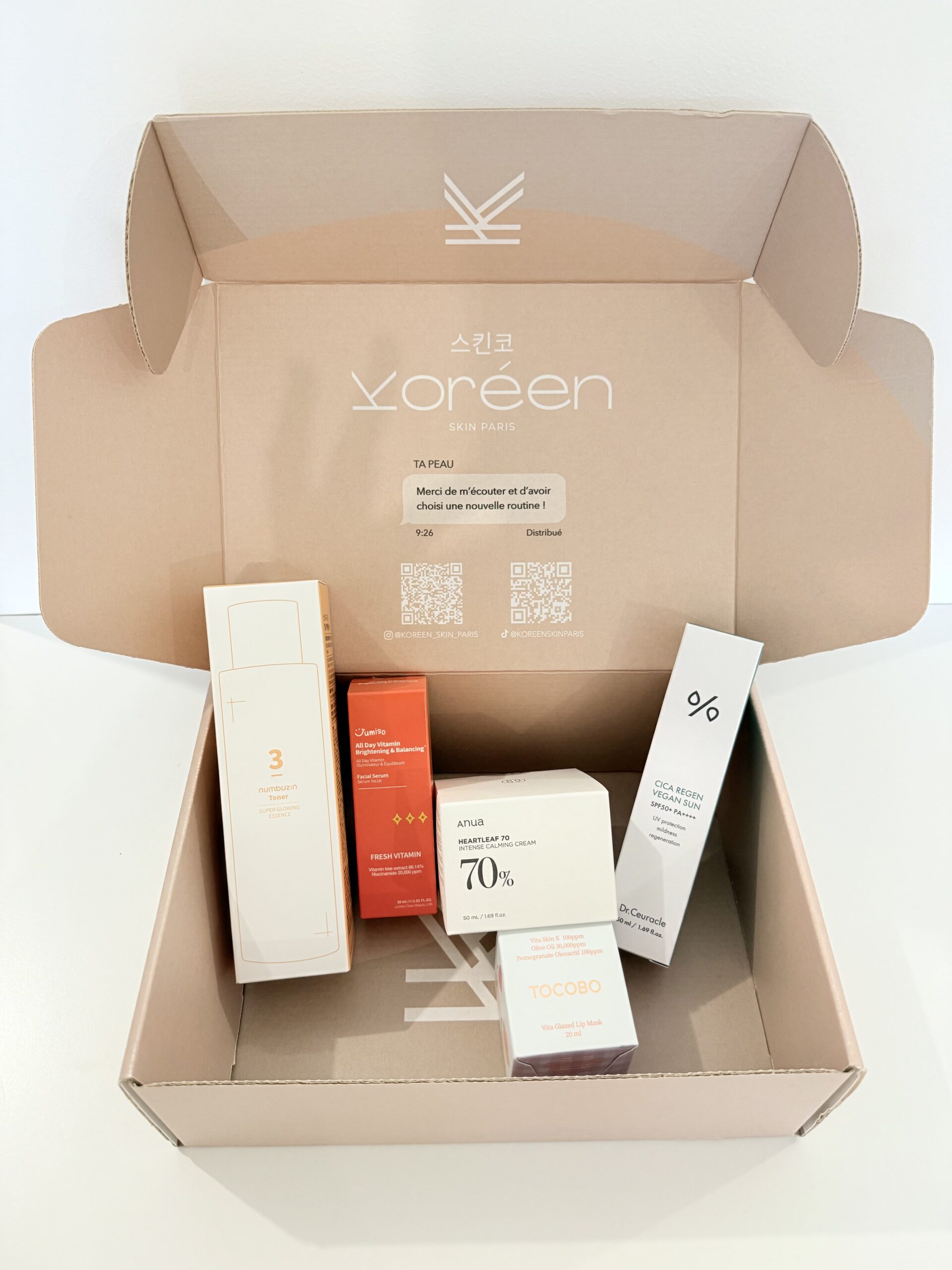 La Winter Box Koreen Skin Paris - Produits & marques de cosmétique coréenne